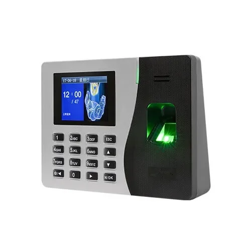 K14 Fingerprint Biometric Time Recorder And Attendance System Device For Employee Time In and Time Out Optional battery