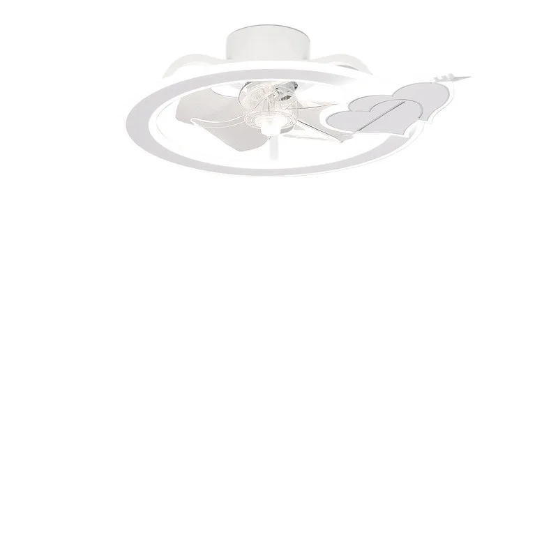 

Ceiling fan light Children's room ceiling fan light Simple modern creative bedroom living room electric fan integrated chandelie