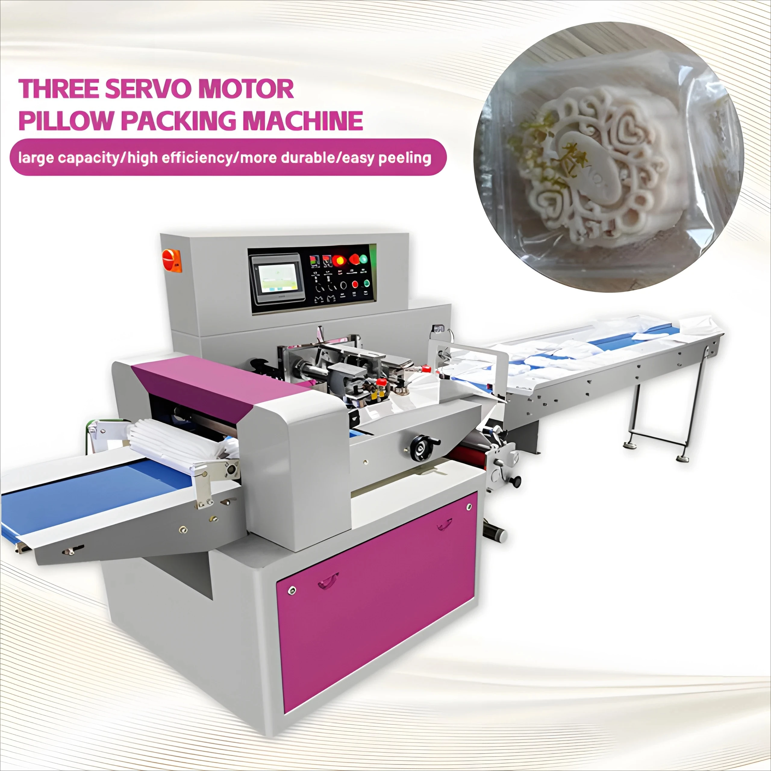 LPMIE Multi-function Fresh Fruit Vegetable Packing Machine For Strawberry Mango Fruit Pineapple Packing Machine