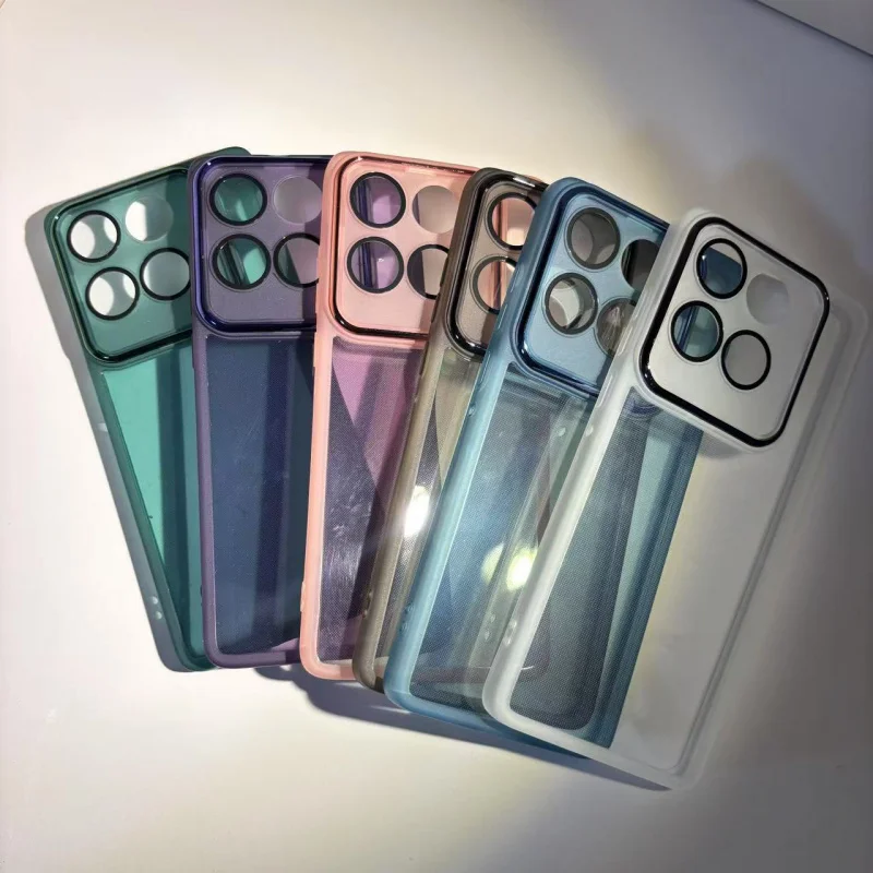 

for Moto Edge 60 Fusion 5G Case 60pro Clear Solid color Cover, Anti Yellowing Silicone for Edge+ 2023 XT2301 No Fingerprint