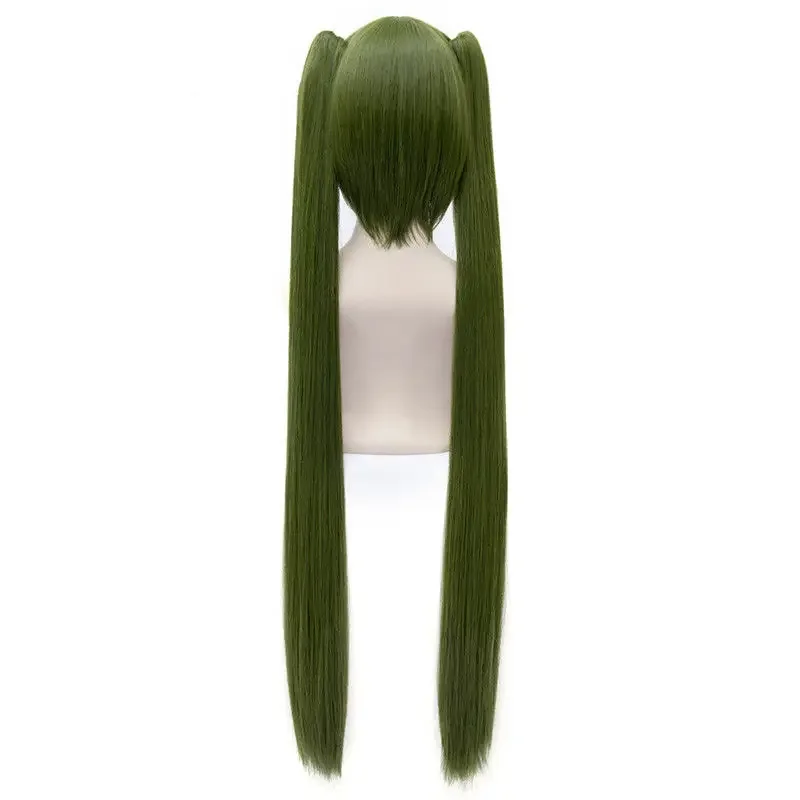 High Quality Anime Senbonzakura Miku 120cm Long Wigs Military Army Hair Cosplay Costume Wig