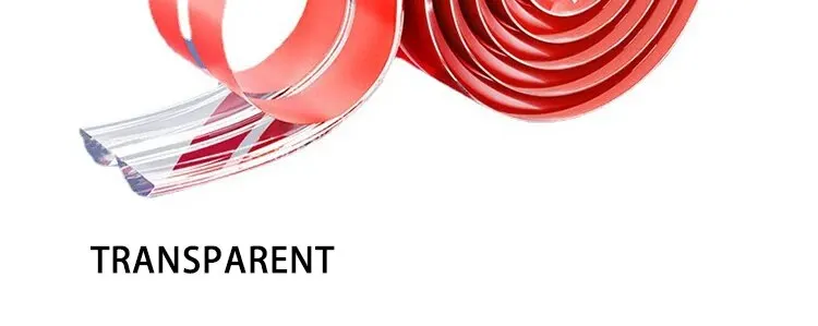 2M transparente Stoßstangenleiste Couchtisch Eckenschutzpolster Transparente Eckkantenschutz für den Haushalt – Detail 10