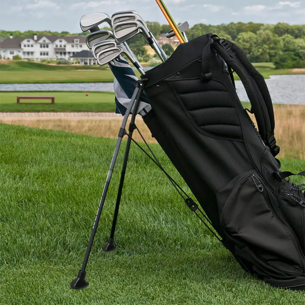 

4Pcs Golf Bag Stand Pads Rubber Feet Replacement Non-Slip Durable Golf Bag Leg Covers Foot Mat Accessories Bed Stoppers
