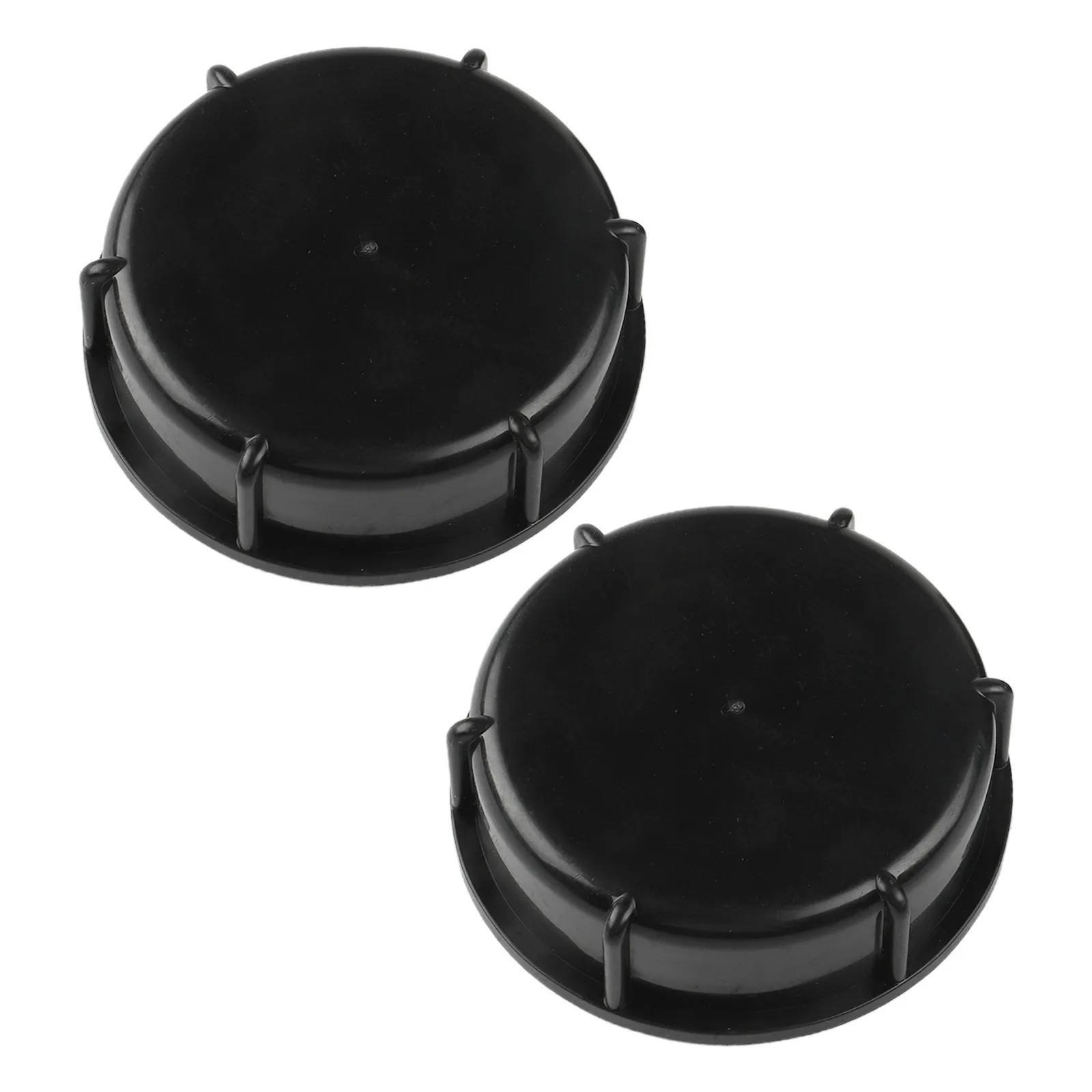 IBC Tank Screw Cap Valve Cover Set of 2 for S100x8 DN80 Grooved Output Port Compatible with Standard IBC Containers