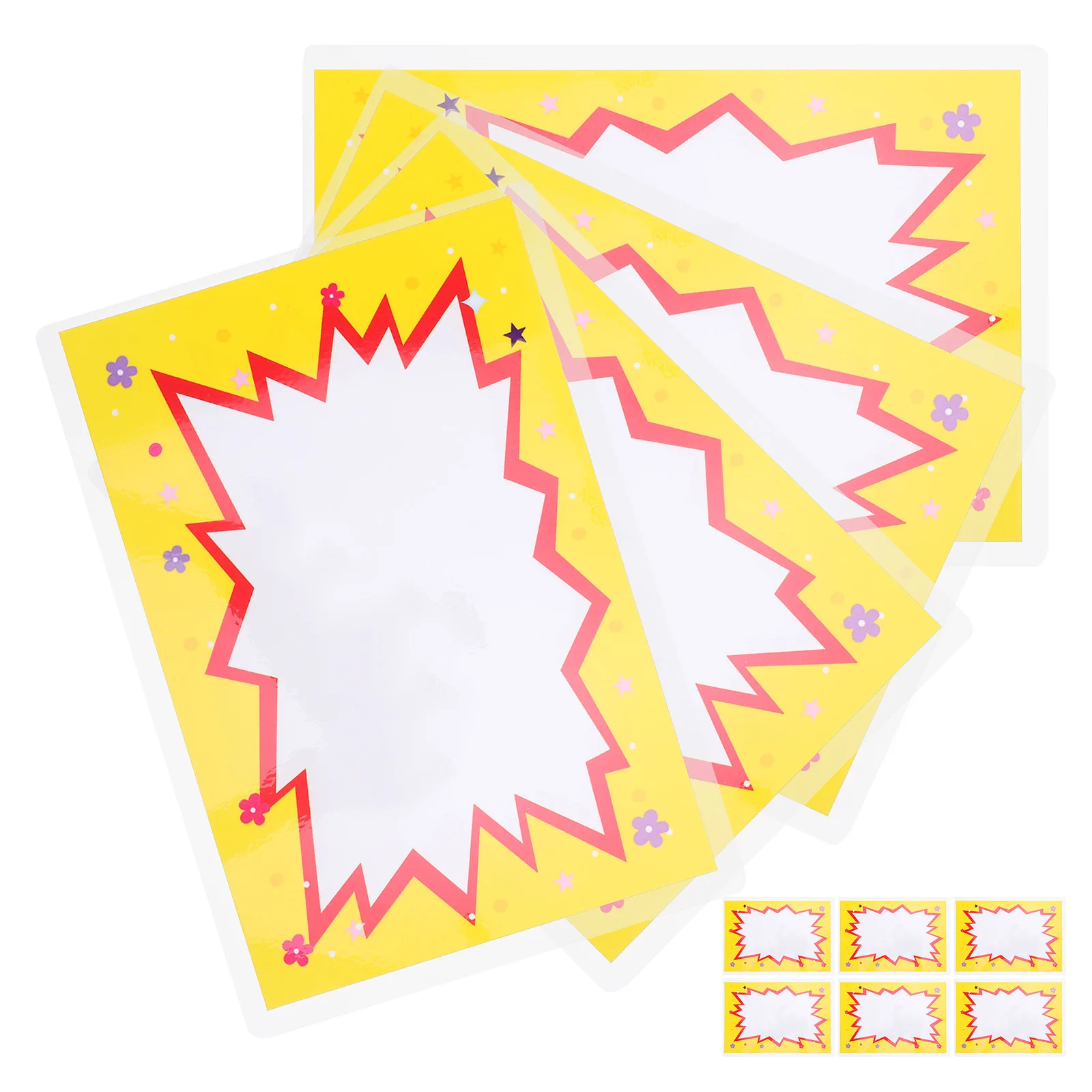 

10Pcs Price Tag Display Signs Bright Color Durable Retail Price Labels Supermarket Shopping Mall Vegetable Market Labels