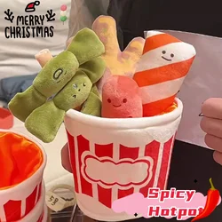 A Bowl of Oden Cute Creative Plush Doll 20CM Play House Hot Pot Simulation Food Set Plush Toy Doll Send Friends Trendy Gifts