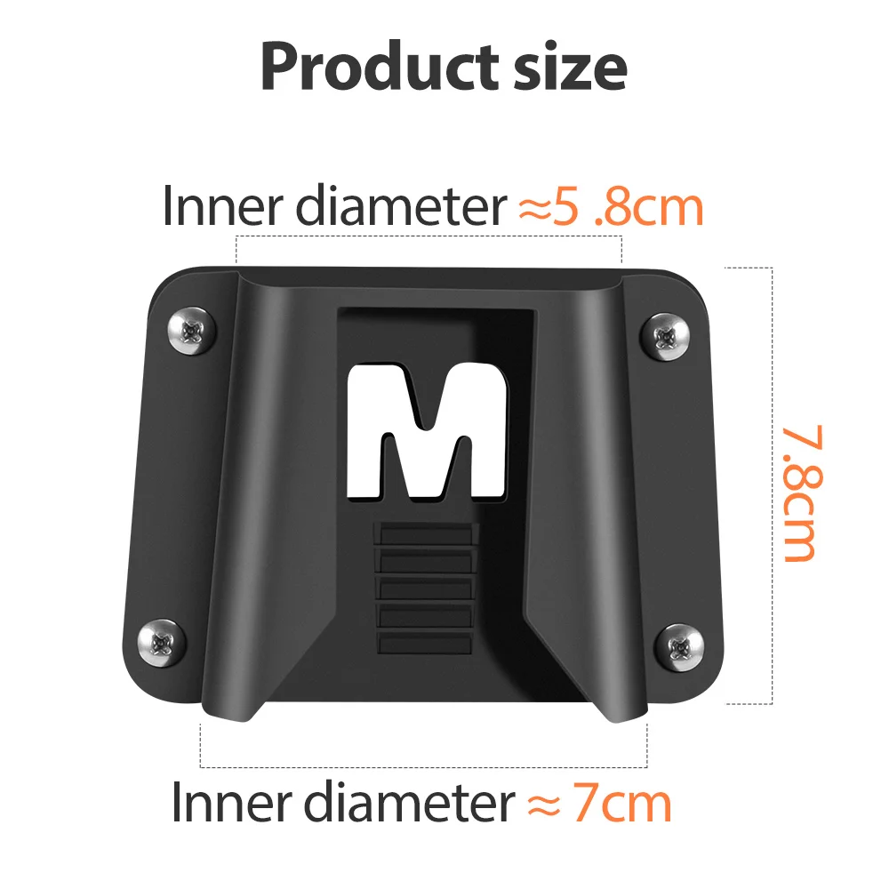 NEWBOLER Faltbarer Fahrrad-Pig-Nose-Taschenadapter für Brompton Fahrräder – Kunststoff-Frontträger-Adapter mit Schrauben für Fronttaschenhalterungen – Detail 6