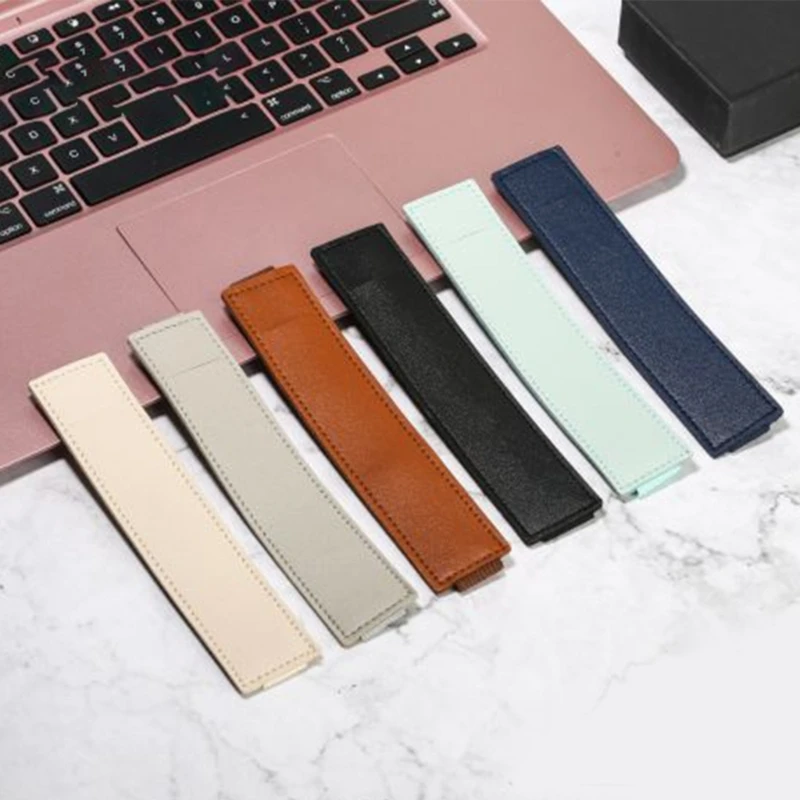 

3Pcs Leather Pen Sleeve Adjustable Elastic Bands Pen Holder for Hardcover Planner Journal Notebook Journal Pen Holder