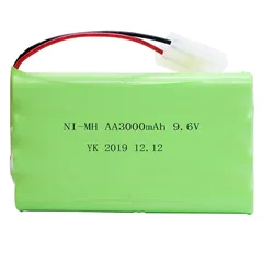 3000mah 9.6V bateria do samochodów RC bateria 9.6v 8 * AA NiMH bateria do RC zabawki elektryczne narzędzie łódź zabawkowy czołg pistolet upgrade 9.6V 2800mah