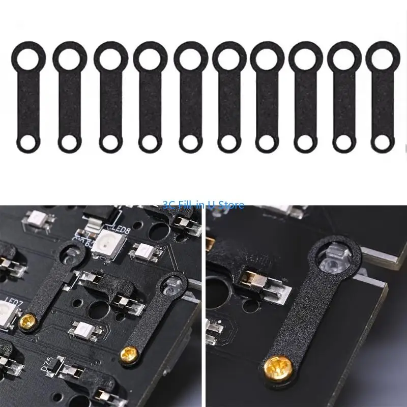 

G8TA 20/10PCS Механические клавиатуры пластина стальная пластина Спутниковая оси стабилизаторы для офисного оборудования для