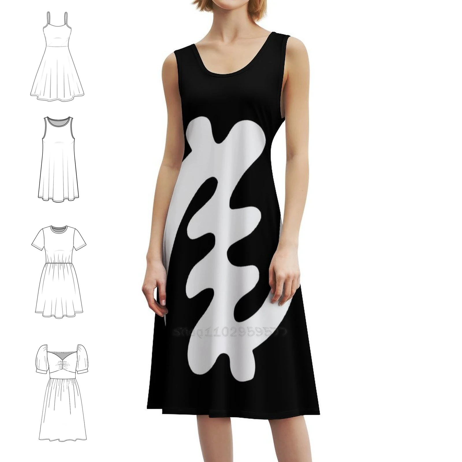 فستان Gye Nyame باللون الأبيض بتصميم أفريقي من Adinkra للسيدات ملابس الشارع الشهير ملابس نادي مطبوعة عصرية للإناث Gye