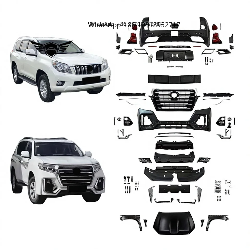 New Good Fitment Navigator Facelift Car Bumpers Lights Bodykit with Clips for Prado Fj150 2010-2017 Clip-on JJ534