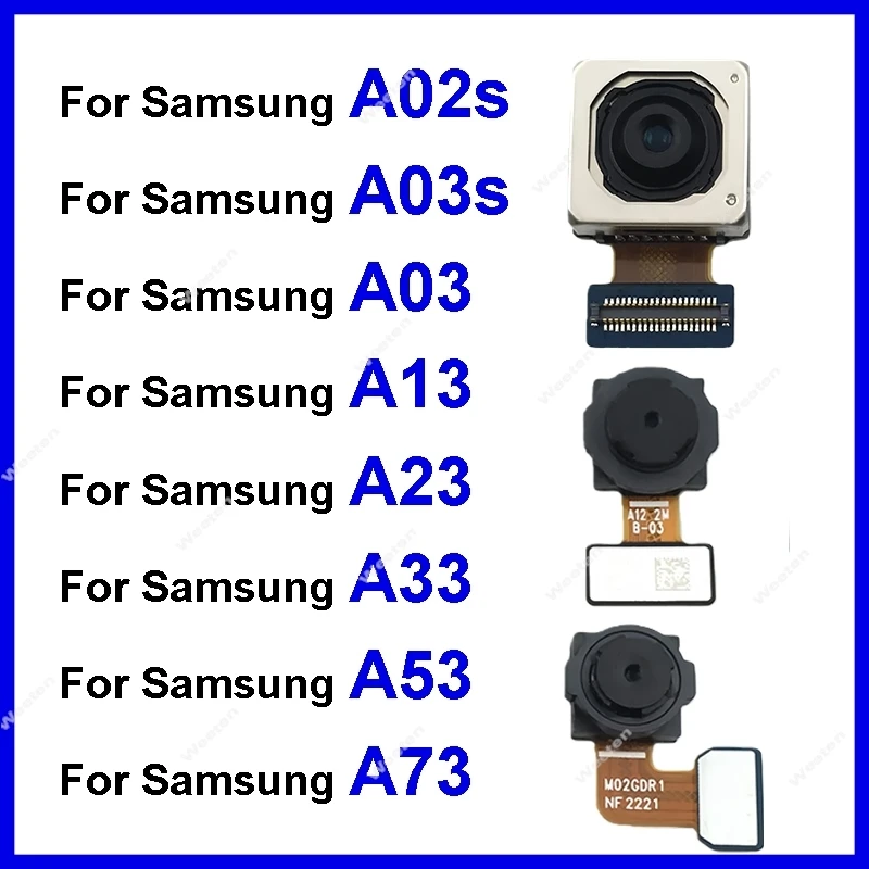 Ultrawide Rear Main Camera For Samsung Galaxy A02s A03s A03 core A13 A23 A33 A53 A73 Cell phone Back camera flex cable Parts