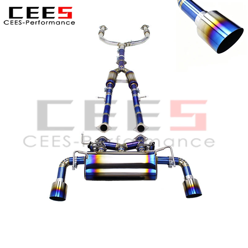 CEES Luxury style for Infiniti G37 3.7L Vacuum Valve Catback Exhaust Pipe Tuning Catback Exhaust System
