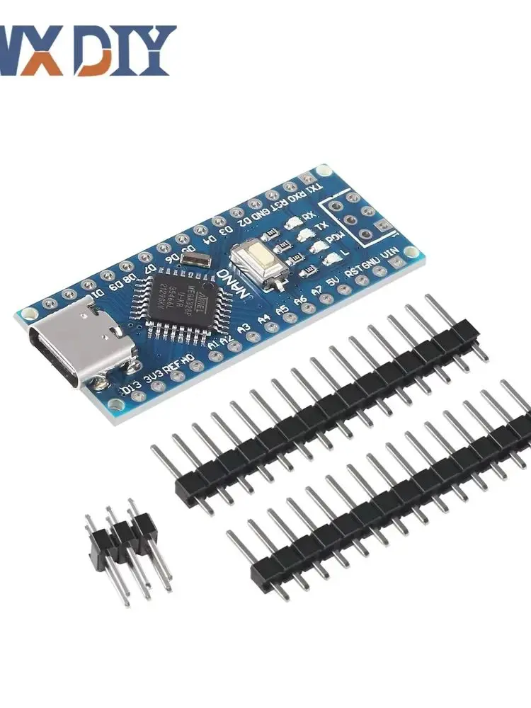 10-1 SZT. Nano 3.0 ATMEGA328P CH340 sterownik USB z bootloaderem kompatybilny kontroler Mini / Type-C / Micro 16Mhz dla Arduino — zdjęcie produktu 7