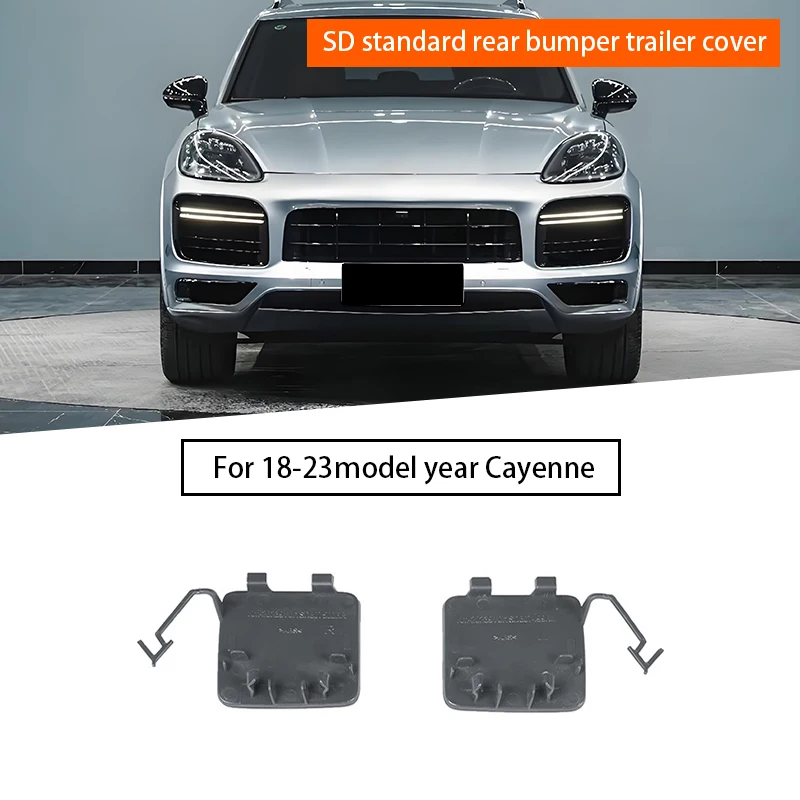 

Крышка заднего бампера автомобиля подходит для Porsche Cayenne SD/GTS 2018-2023 9Y0807499BG2X 9Y0807500BG2X