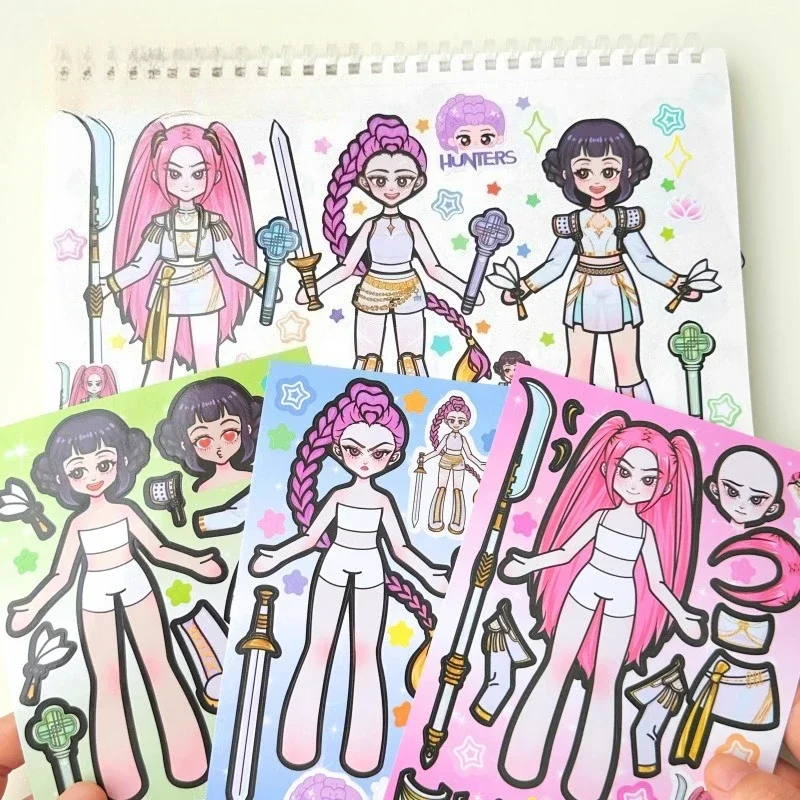 6/10/16 قطعة k-pop caçadores de Demôalos شخصية dos desenhos أنيمادوس mudanza adesivo à probe dwaterproof kawa estetica crian