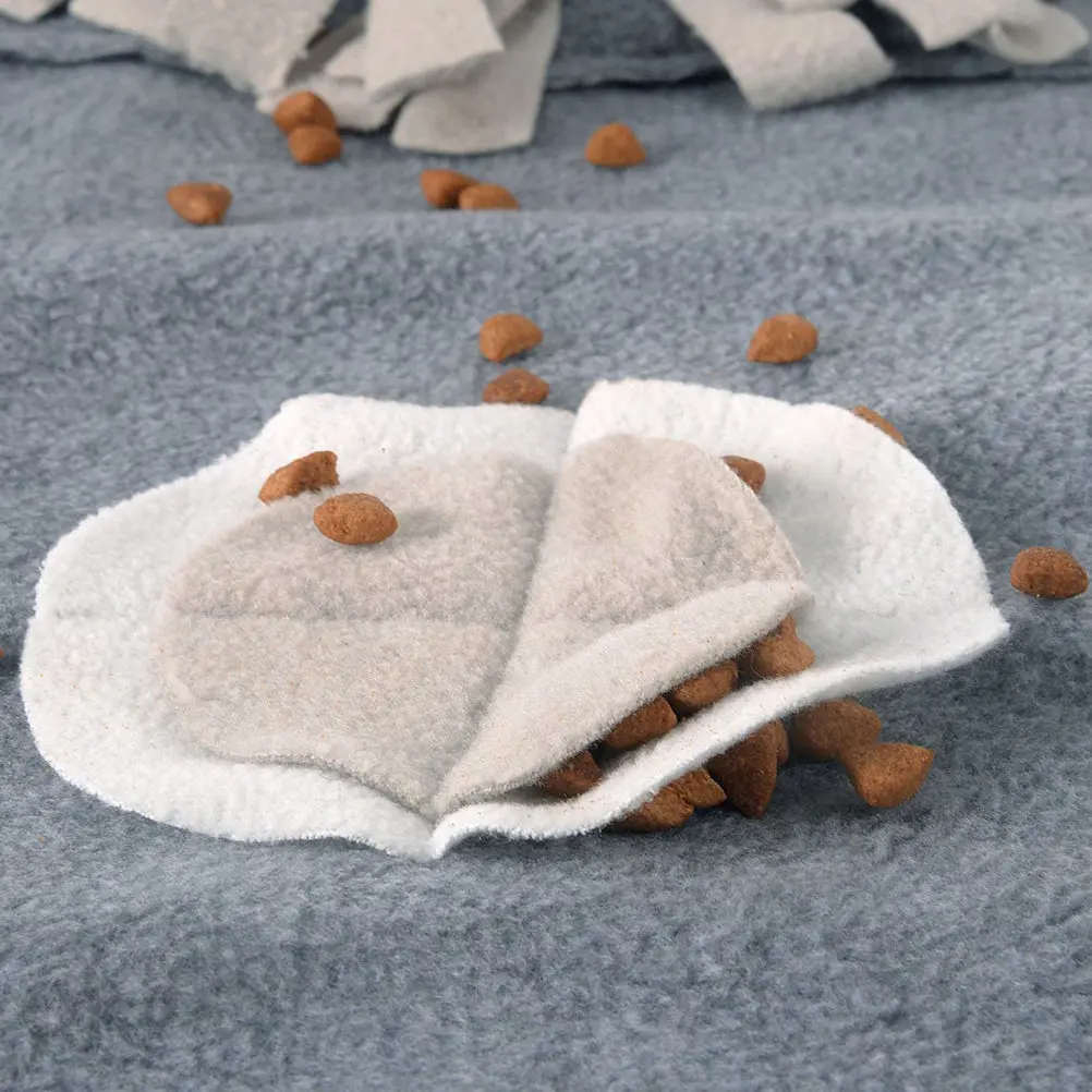 

Коврик для медленного кормления из фетра, 1 шт., для собак, для тренировки нюха, улучшает обоняние, расслабляет, подходит для маленьких пород.