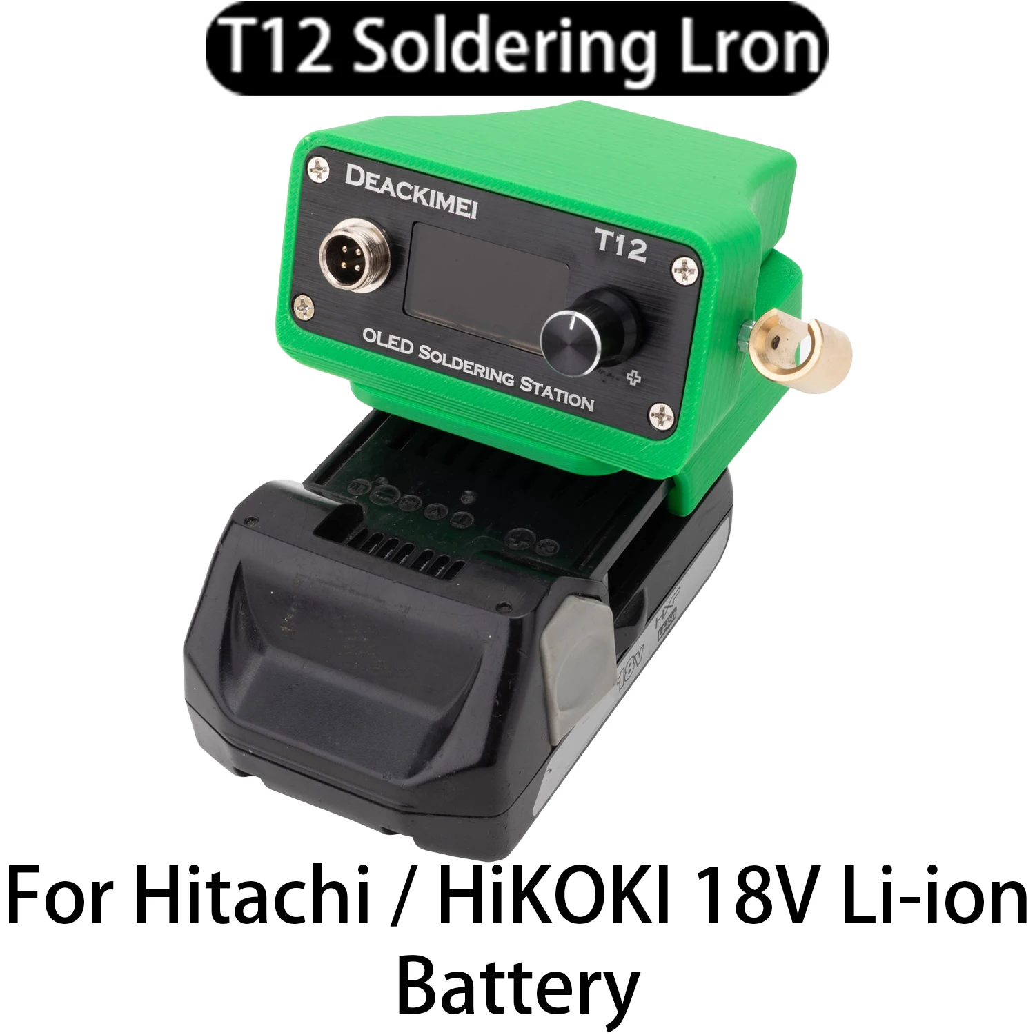 

T12 Soldering Station Soldering Iron For Hitachi HIKOKI 18V Li-ion Battery Welding Machine Soldering Accessory