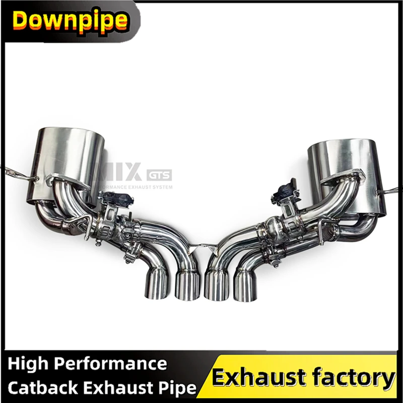 For Acura ACURA NSX 3.5T 2016-2022 car stainless steel valve exhaust  pipe system  exhaust Back Exhaust manifold  ﻿