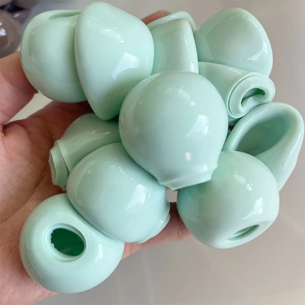 Soft TPR DIY Empty Ball Skin Colorful Fillable DIY Pressure Ball Kit Sphere 3.6cm Handmade Ball Skin Craft Making Accessory
