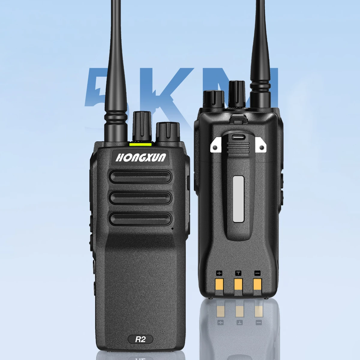 HX-R2 اسلكية تخاطب 10 واط UHF/VHF 4 الفرقة مفتاح واحد تردد مطابقة قناة مسح بطارية ذات سعة كبيرة لطابق السفلي نفق