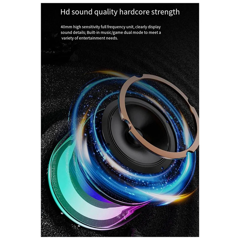 New Magnetic Bluetooth Speaker Wireless Outdoor Plug-In Card Small Speaker Rgb Atmosphere Light Bluetooth Small Speaker