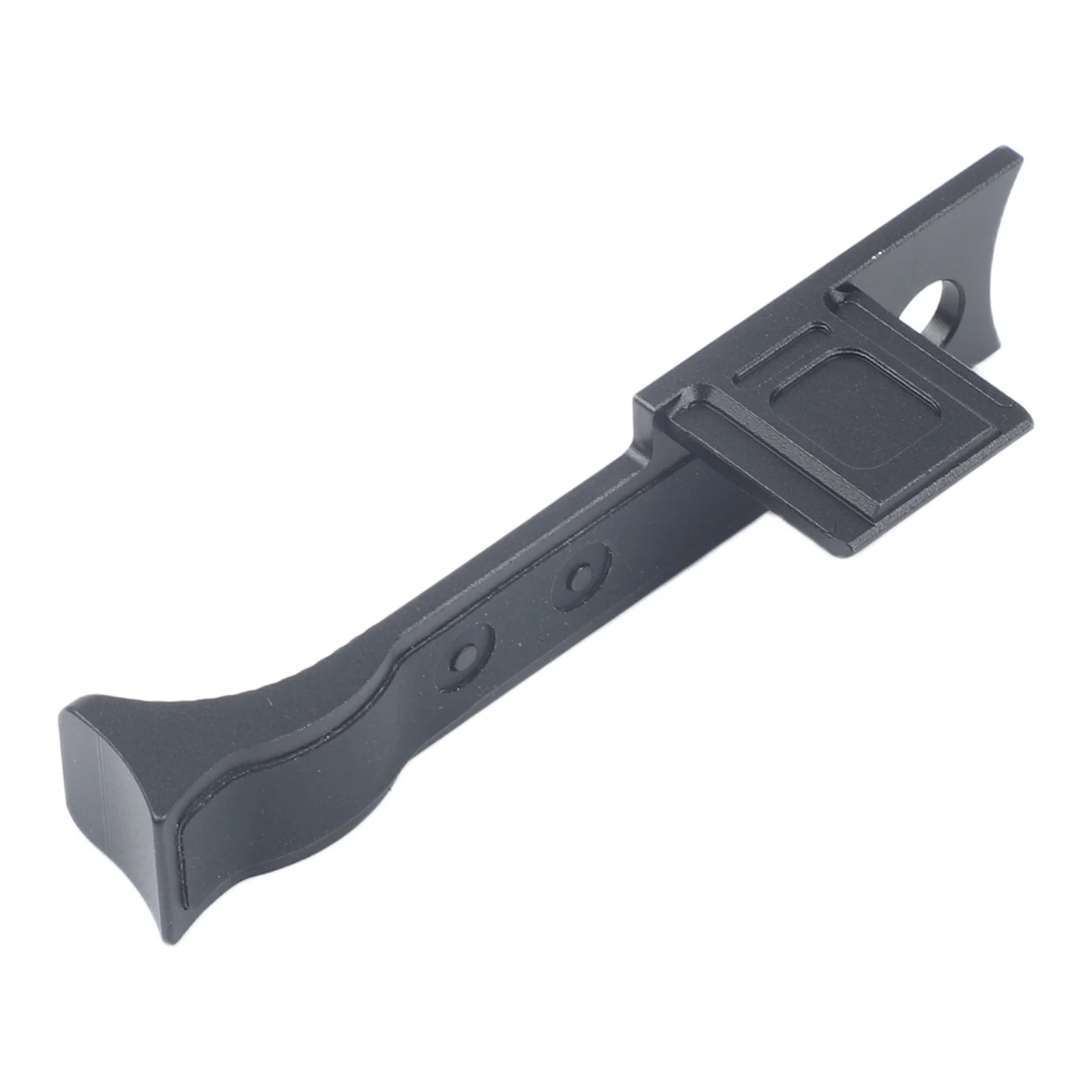 

Металлическая эргономичная ручка-держатель Q2 с креплением на горячую штангу, легкая, из алюминиевого сплава, с противоскользящей опорой для пальцев, черная