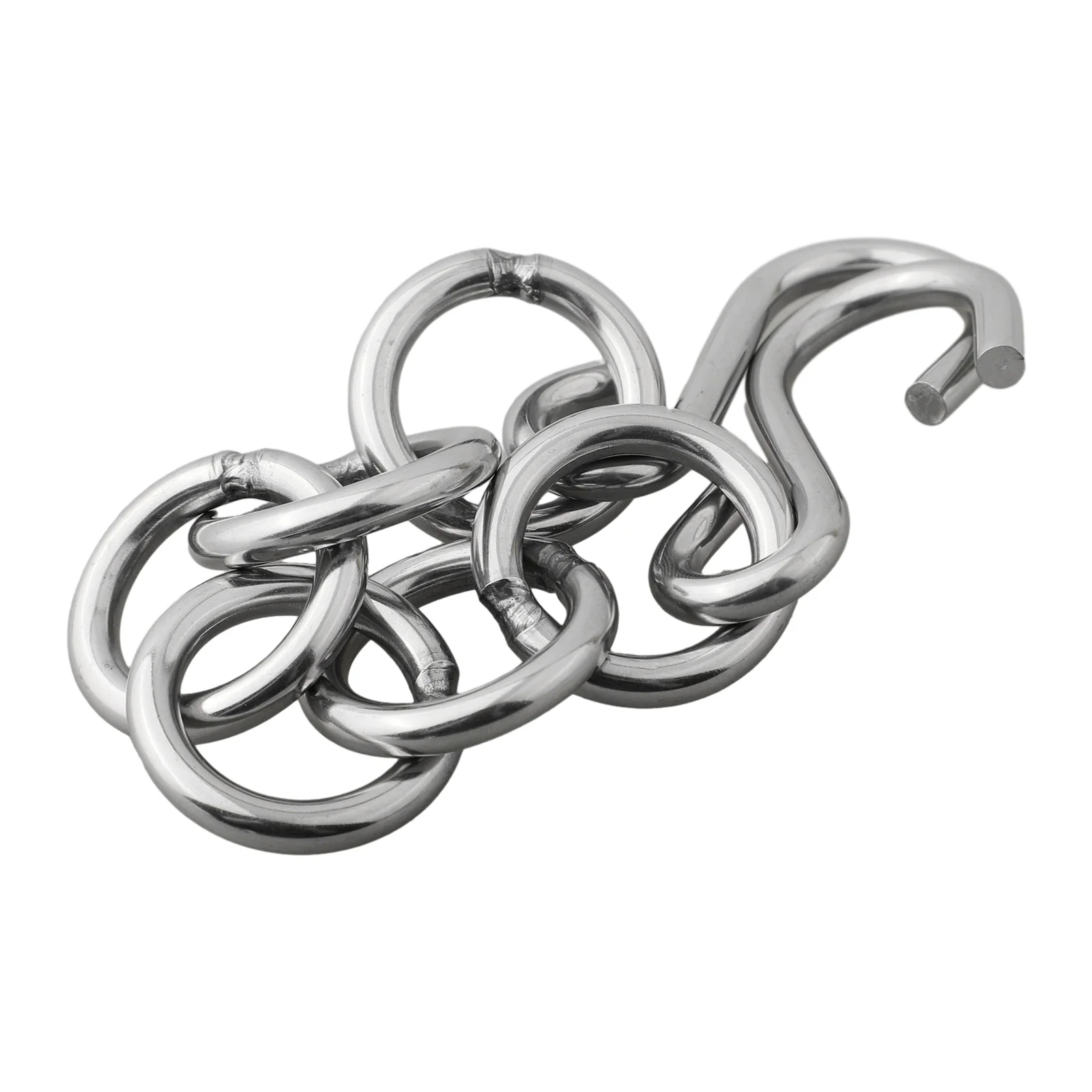 

Цепь с крючком, автомобильная цепь, около 22,5 см/8,86 в инструменте для удаления, ремонта, серебро, универсальное использование, удобные аксессуары