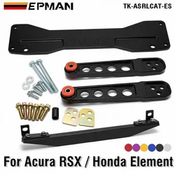 EPMAN For Honda Element 02-06 Acura RSX DC5 REAR SUBFRAME BRACE+TIE BAR+Rear Lower Control Arm EP-ASRLCAT-ES