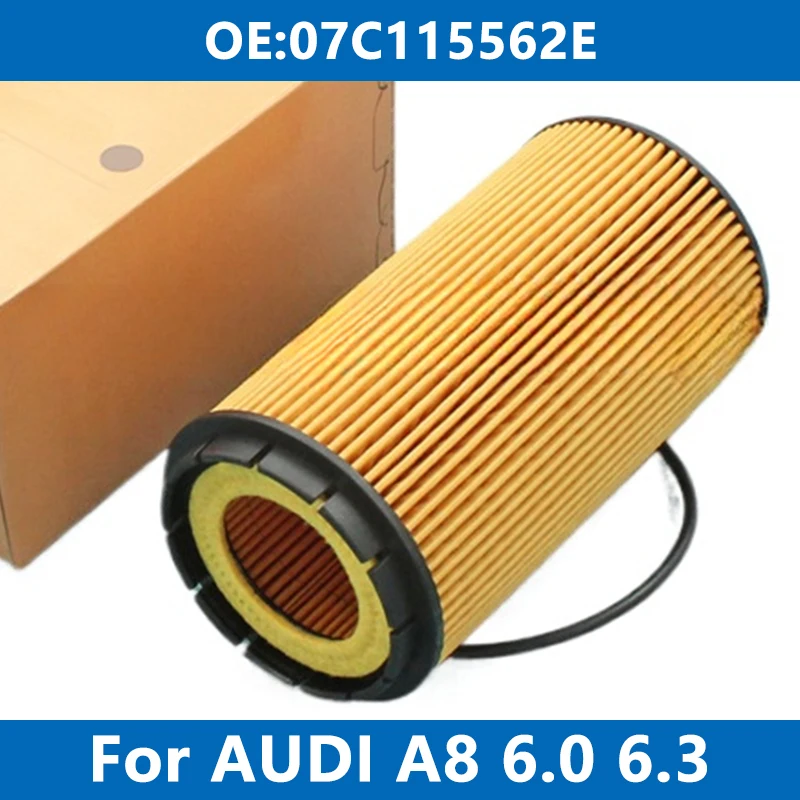 

Car Engine Oil Filter 07C115562E For AUDI A8 D3 D4 6.0 6.3 W12 VW PHAETON TOUAREG for BENTLEY CONTINENTAL FLYING SPUR AWD