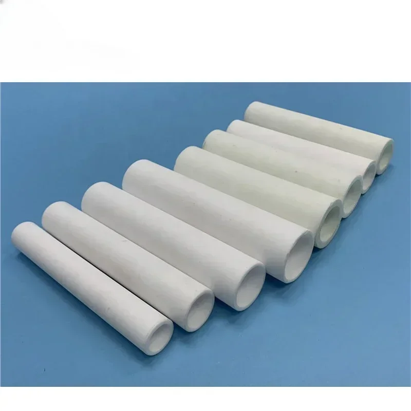 5pcs  995 Alumina ceramic rods D1mm - D25mm industrial heat resistance polished aluminum oxide hollow insulation rod Al2O3