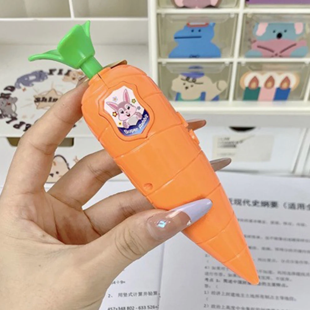 ปากกาบันทึกเสียงรูปแครอทน่ารัก ของเล่นสำหรับนักเรียน ของเล่นยอดนิยมในอินเทอร์เน็ต ปากกาลูกลื่นขนาดกะทัดรัด พร้อมฟังก์ชั่นบันทึกเสียงพิเศษ ของขวัญวันเกิด