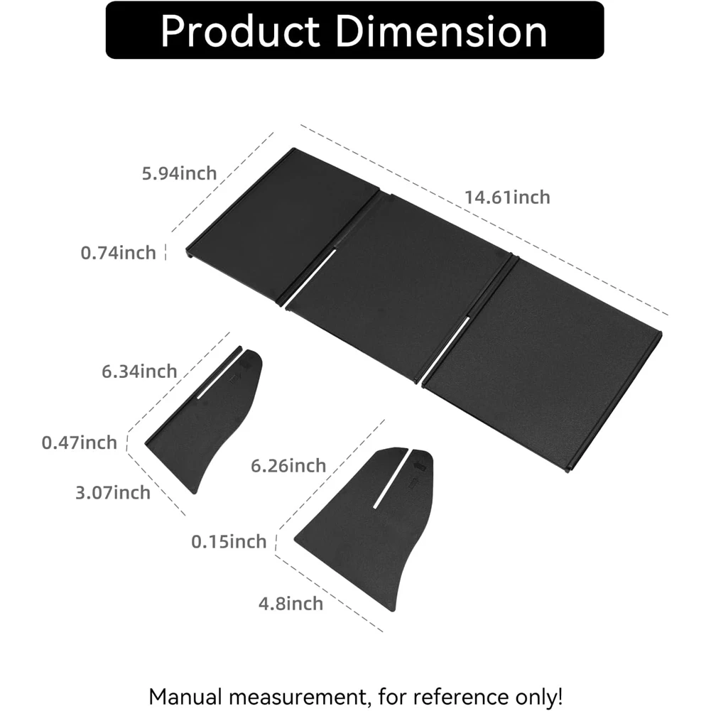 Stablize For Santa Fe 2024 2025 Glove Box Divider Partition Organizer Car Interior Accessory
