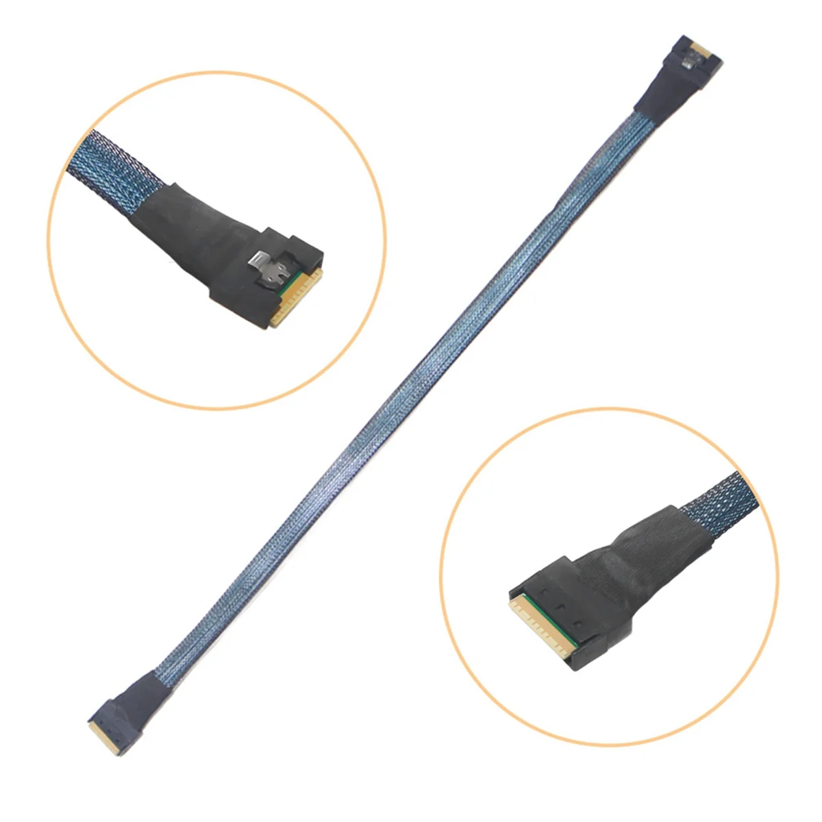 2Port SlimSAS 8i X2 to PCIe 4.0 X16 Expansion Card PCI-E 4.0 16x to SlimSAS 8i X2 SFF8654 Graphics Card GPU Adapter Card