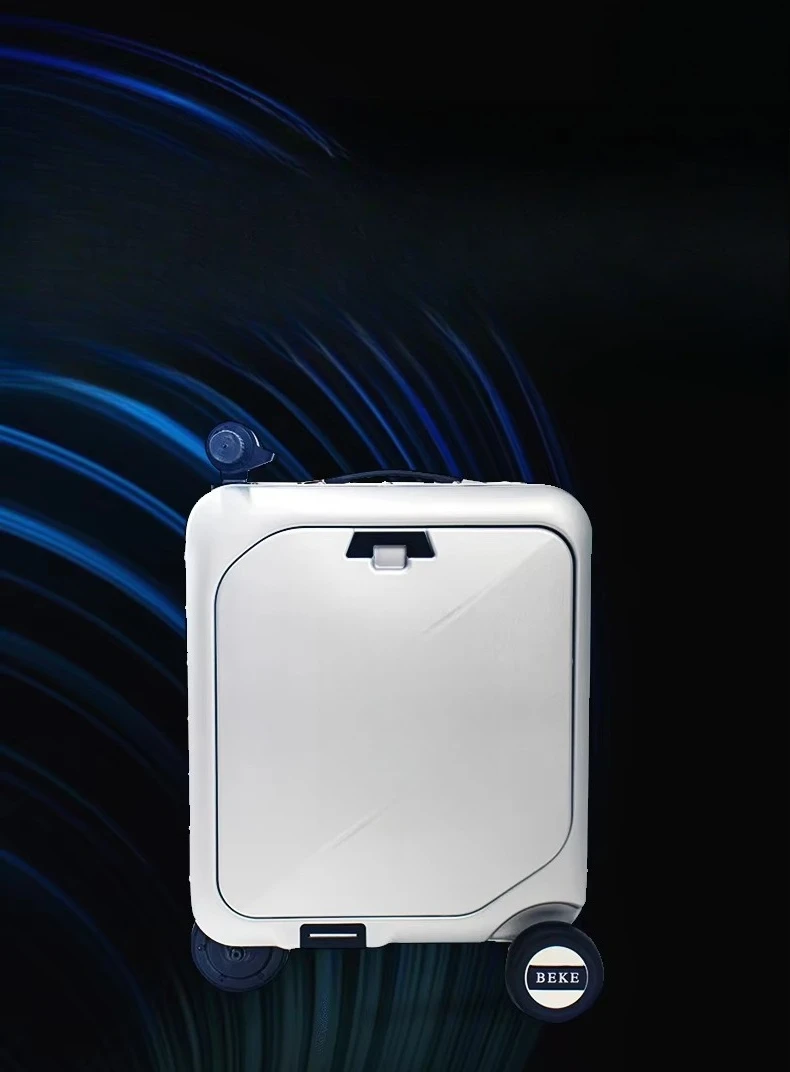 Smart Business Electric Riding Luggage Suitcase 360° Wheels with USB Charging Sports Style view 2