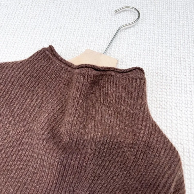 100% Cashmere Jersey Dropped Shoulders Loose Fit Pullover Women Sweater