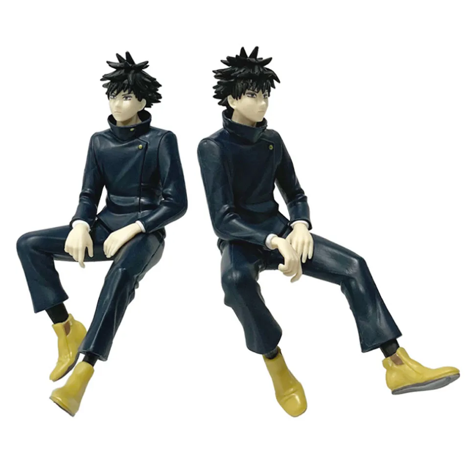 Per la nuova figura d'azione Jujutsu Sitting Pose, ornamento decorativo per auto, modello in cloruro di polivinile (PVC), regalo per bambini, modello giocattolo