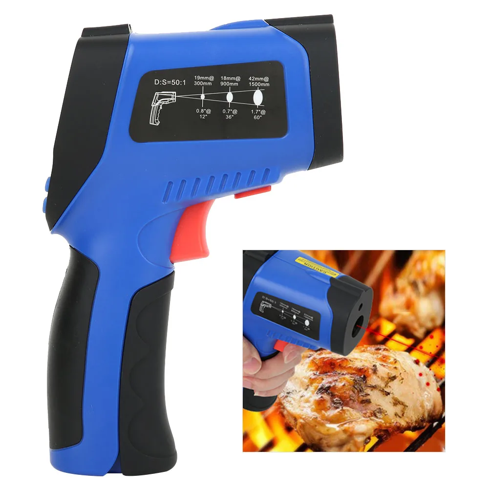 IR-866 전문 비접촉 적외선 온도계 온도 측정기 -50 - 2250 ℃ (-58 - 4082 ℉ ) 적외선 온도 측정기