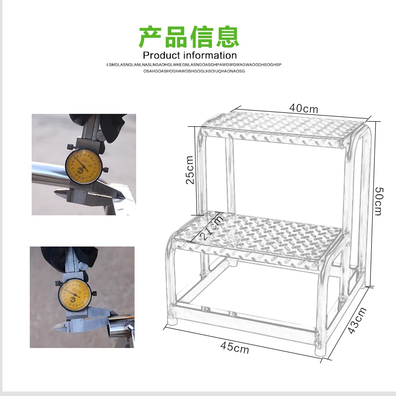 304 stainless  stool  stool industrial climb two three four step outdoor stair