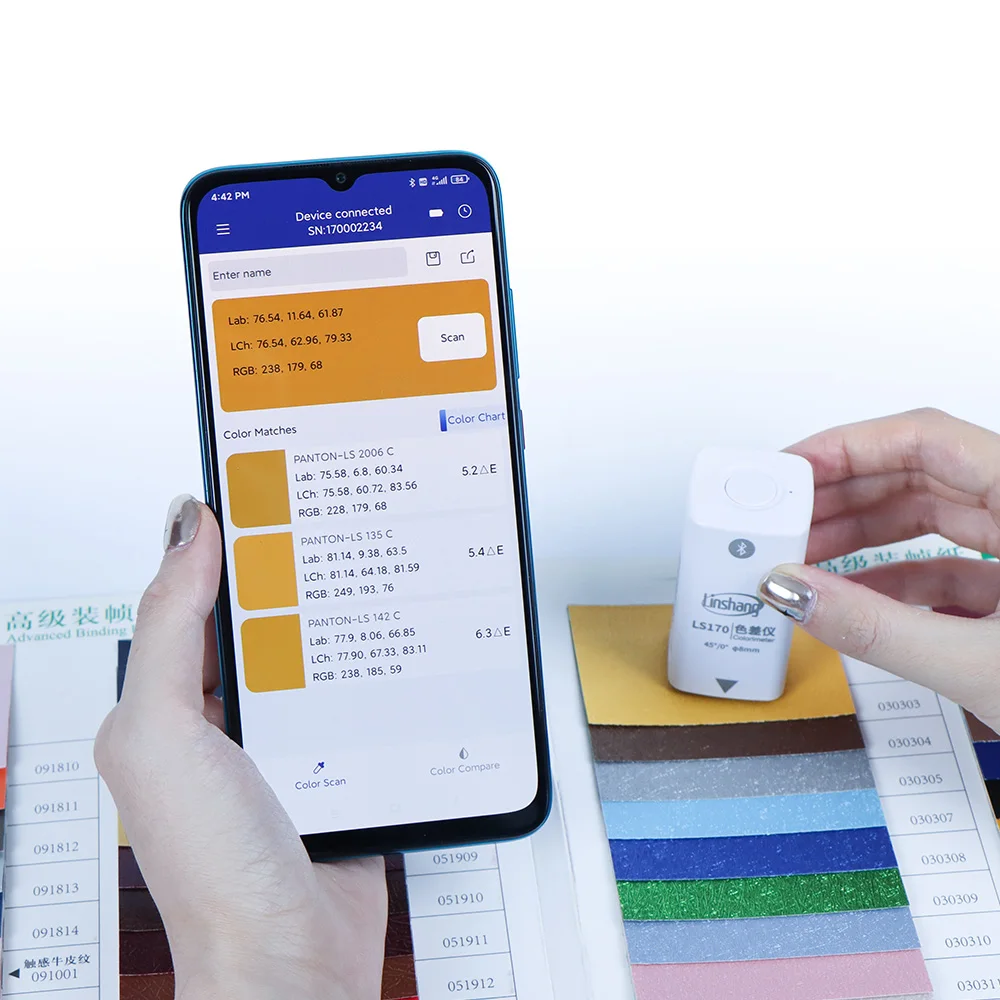 LS170 Cheap Portable Colorimeter  Color Difference Meter  Color Reader Colorimeter for Colour Measurement