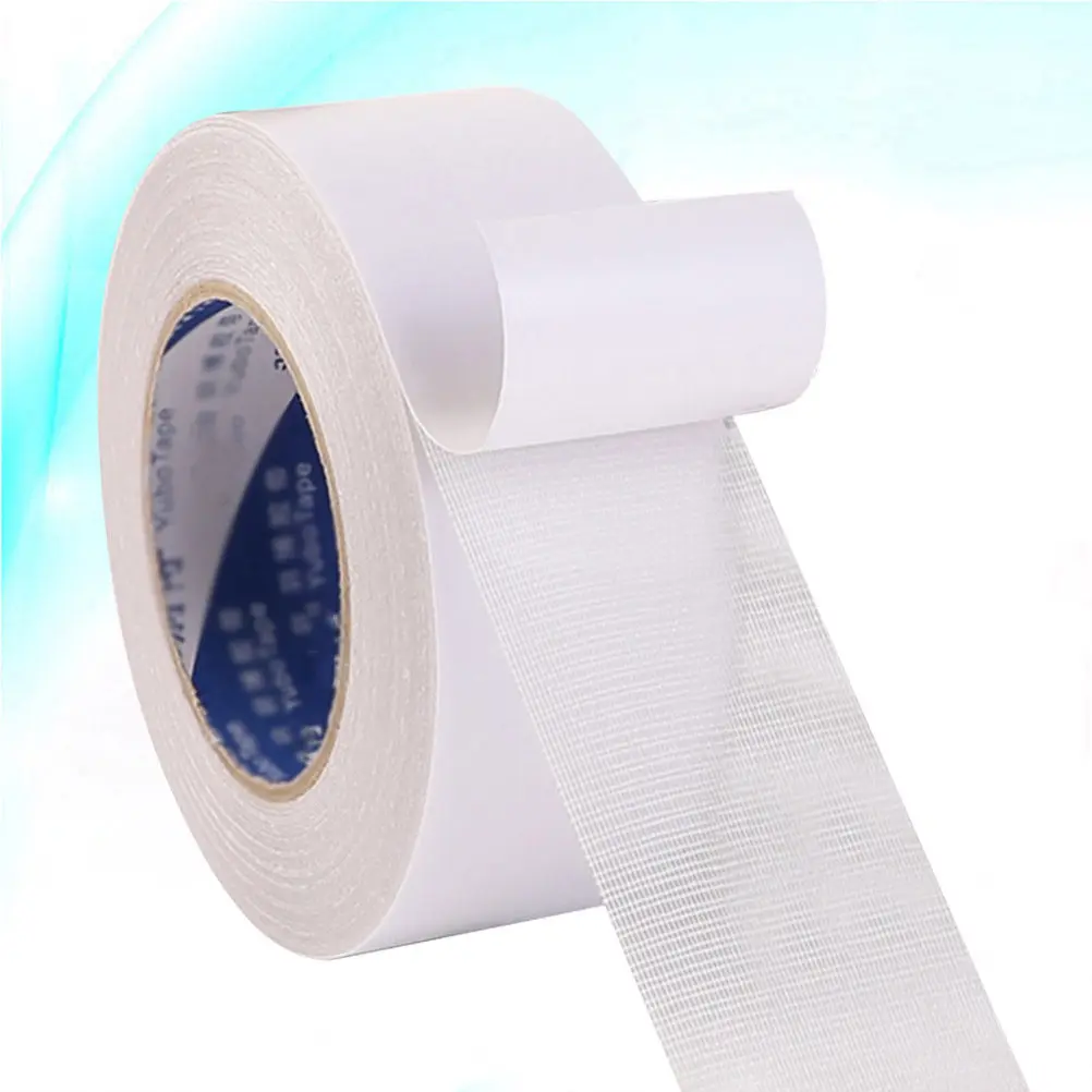 1 Roll High Adhesion Double-Sided Tape Waterproof Cloth Duct For Carpet Floor Seam Repair Diy Packaging Binding Random Color