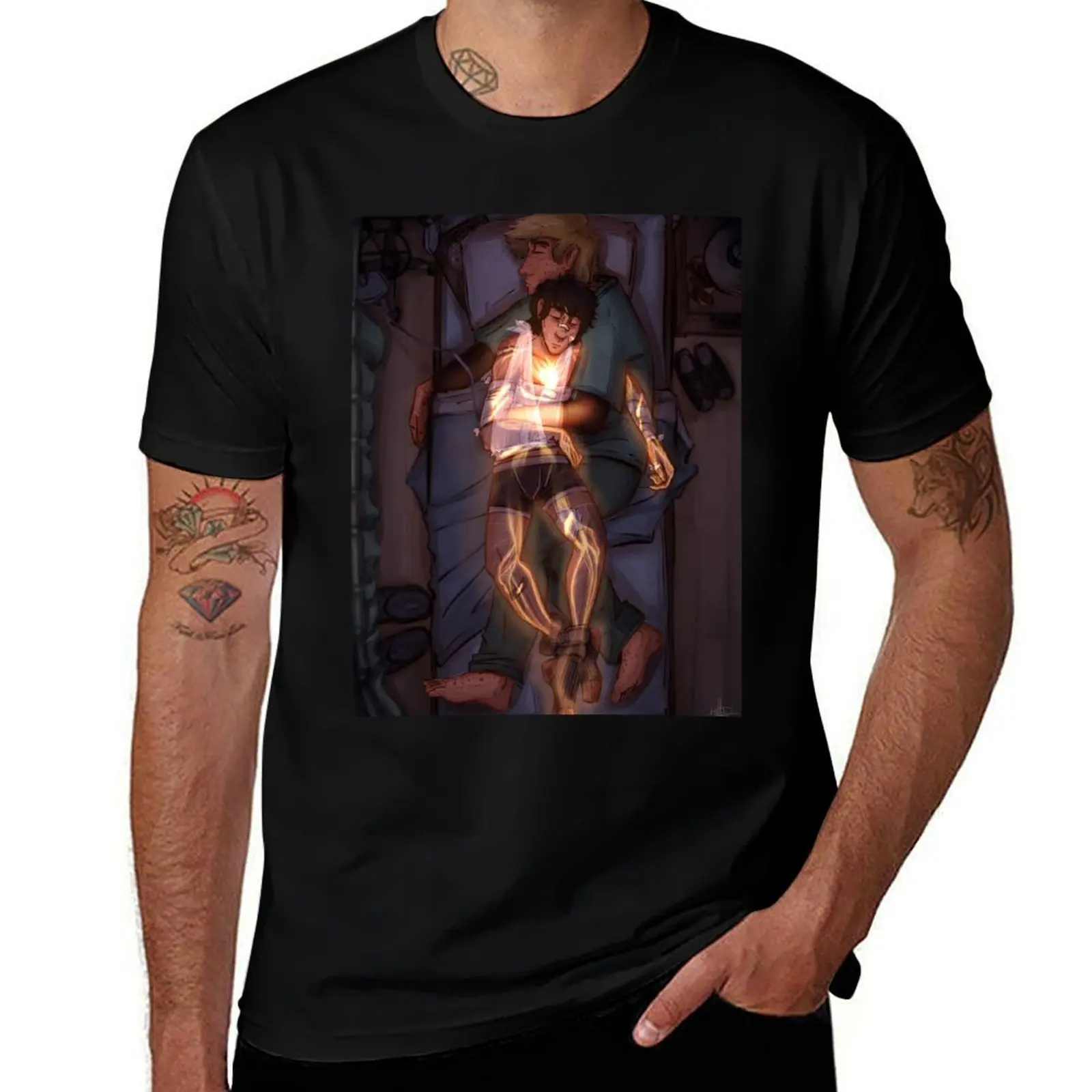 

Over Night T-Shirt Sports Basic Short Sleeve T-Shirt