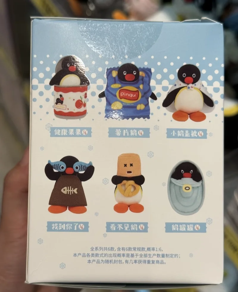 Mainan Gantungan Kunci Seri Pingu Hide And Seek Asli Blind Box Koleksi Trendi Hiasan Gantung Untuk Anak Perempuan Dekorasi Rumah Figurine