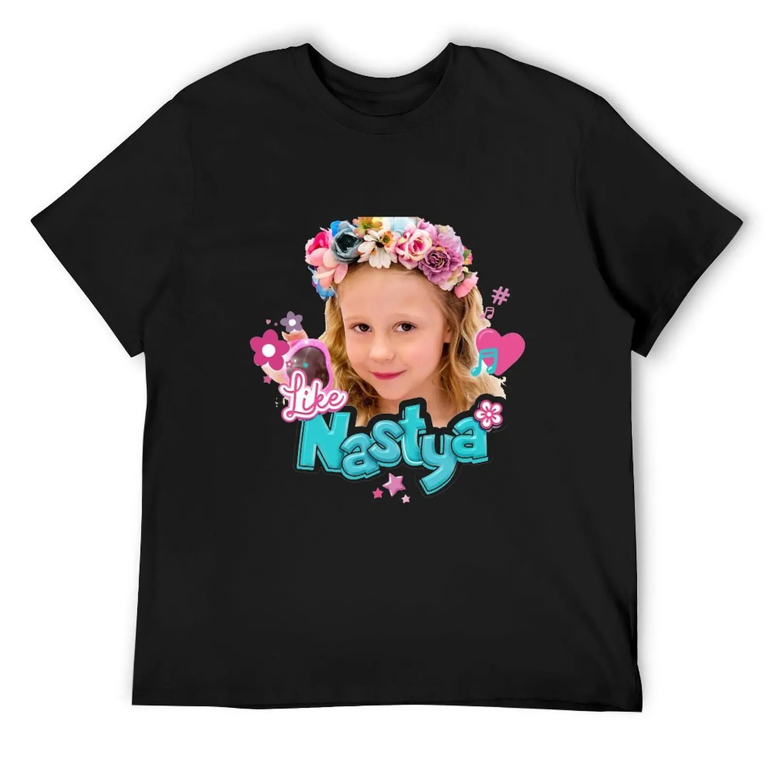 

Like Nastya T-Shirt valentines clothes anime figures shirts graphic tees mens clothing