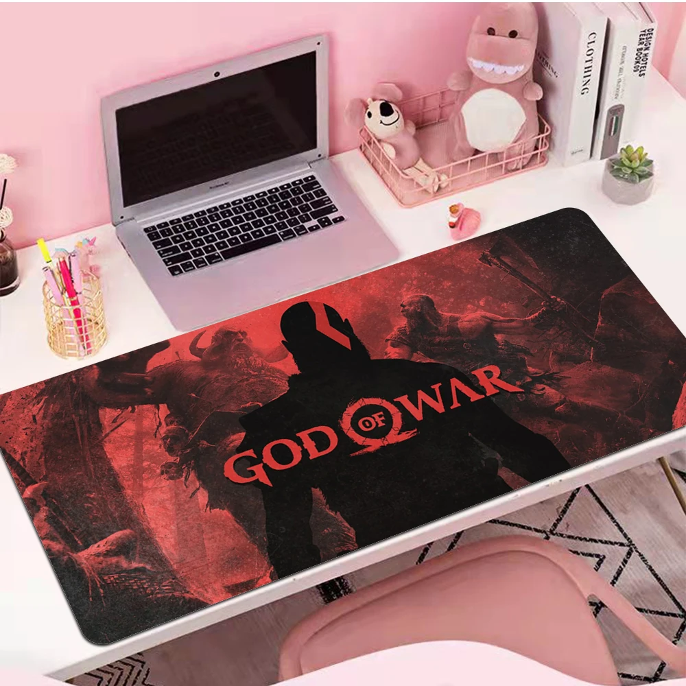 Mouse Pad Gamer XXL Computer Large MousePads Mouse Mat Gaming Accessories God Of War Carpet Soft Anti-slip Laptop Mouse Mat