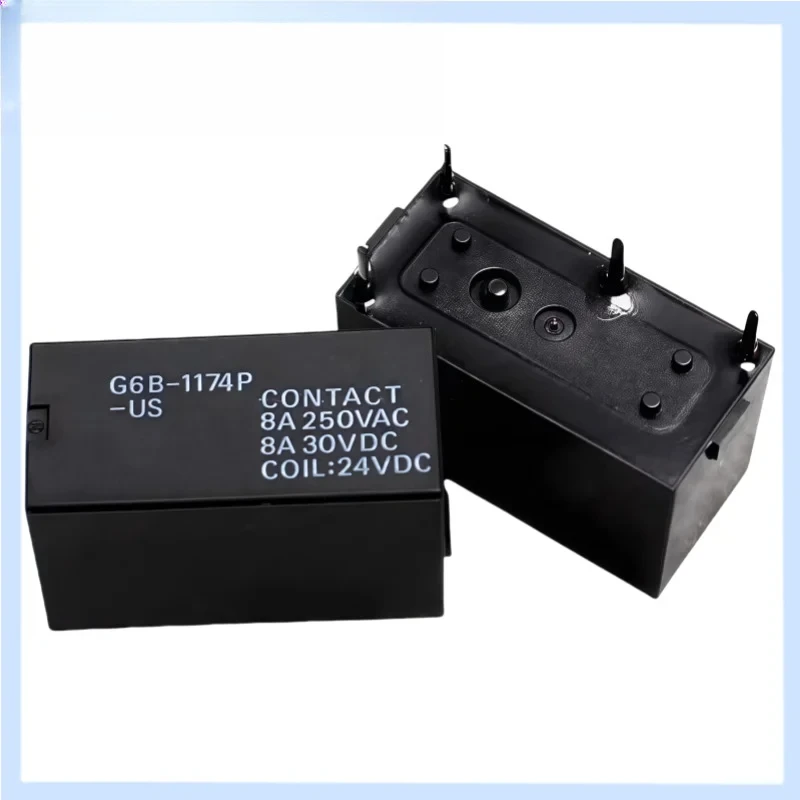 

1PCS Original new G6B-1114P-US 5A 4PIN G6B-1174P 8A 4PIN 5V 12V 24V G6B-2114P-US-24VDC DC5VDC 12VDC 5A 6PIN Relay