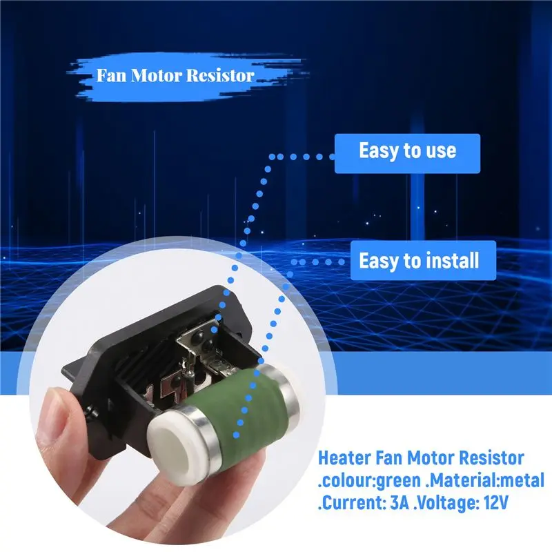 A33K-Radiator Heater Fan Motor Resistor For Fiat Alfa Romeo Bravo Coupe Punto Stilo 51736774 46533716