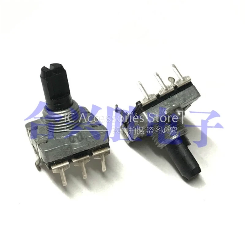 3PCS EC16 Encoder Without Positioning 24 Pulse Power Amplifier Audio Volume Adjustment Potentiometer Shaft Length 15MM