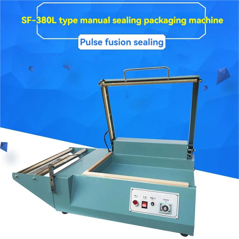 

L Type Manual Sealing Machine 220V 800W Laminating Machine POF Film Sealing And Cutting Machine Heat Shrink Sealer For Food Toy